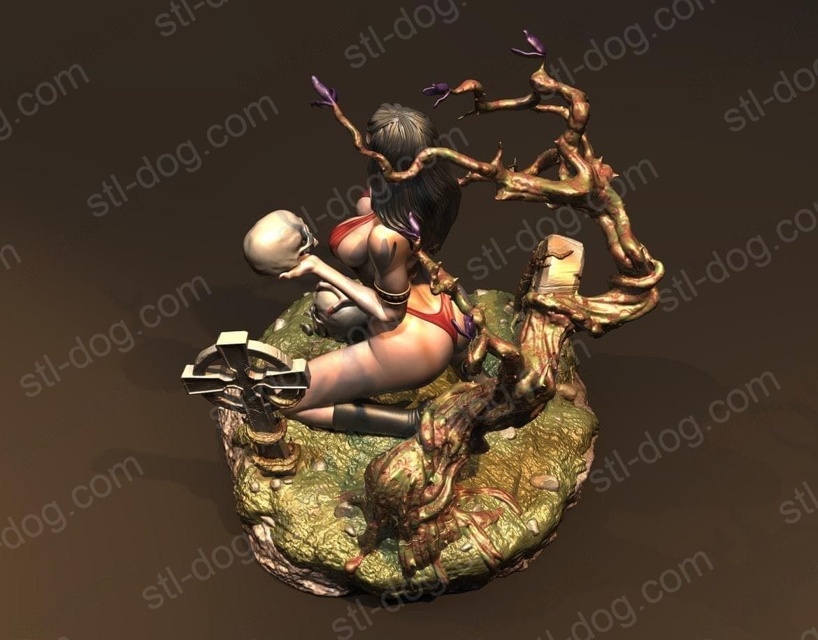 吸血鬼娜塔莉娅(Vampirella) 3D打印图纸